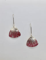 Unique, colourful,  contemporary handmade earrings inspired by nature. Titled "Petals"