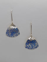 Unique, colourful,  contemporary handmade earrings inspired by nature. Titled "Petals"