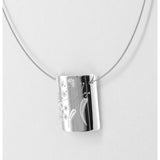 AUSTRALIANA - 'gum tree' pendant on wire necklet