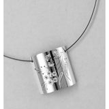 AUSTRALIANA - 'gum tree' pendant on wire necklet