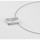 AUSTRALIANA - 'gum tree' pendant on wire necklet