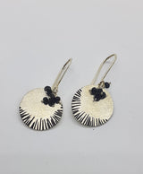 Unique, Colourful, Contemporary Stirling Silver, Handmade, Earrings Titled"...Round and Round..".