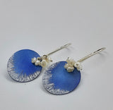 Unique, Colourful,  Contemporary, Handmade, Titanium Earrings Titled"...Round and Round.."