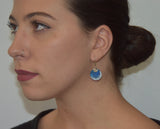 Unique, Colourful,  Contemporary, Handmade, Titanium Earrings Titled"...Round and Round.."