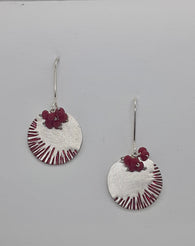 Unique, Colourful, Contemporary Stirling Silver, Handmade, Earrings Titled